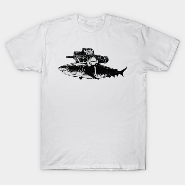 Shark Mech T-Shirt by aaallsmiles